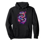 Aesthetic Anaconda Snake Graphic Cute Reptile Women Girls Pullover Hoodie