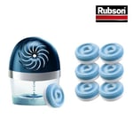 Lot Rubson AERO 360 degré: Déshumidificateur d’air pour la maison, absorbeur d'Humidité et anti odeurs pour pièce de 20 m² incluant 1 Recharge neutre de 450g + Pack 6 Recharges Tabs Neutres 450g