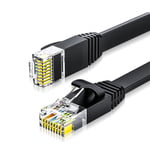 Câble Ethernet plat ultra fin UTP Cat 6 RJ45 pour ordinateur portable routeur 20 cm.[G1508]