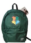 HARRY POTTER HOGWARTS KIDS GREEN LARGE BACKPACK TAGGED NEW GREAT CHRISTMAS GIFT