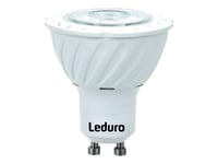 Leduro - Led-Spotlight - Form: Par16 - Gu10 - 7.5 W (Motsvarande 70 W) - Klass F - 3000 K - Matt