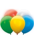 5 stk 30 cm Ballonger med LED-ljus - Flerfärgad