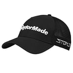 TaylorMade Women's Tour Cage Hat, Black, Medium