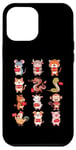 iPhone 12 Pro Max Vietnamese New Year Zodiac Animals Cat Snake Funny Li Xi Me Case