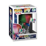 Funko Pop! Ad Icons: MTV-Moon Person - (Rainbow) - MTV Moon Man - Figurine en Vinyle à Collectionner - Idée de Cadeau - Produits Officiels - Jouets pour Les Enfants et Adultes - TV Fans