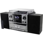 Soundmaster Stereo music centre MCD5600 with DAB+/FM radio, CD/MP3, turntable, double cassette, USB, Bluetooth