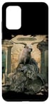 Coque pour Galaxy S20+ King Warrior Capybara sur pile crocodile