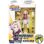 ANIME HEROES - Naruto Shippuden - Haruno Sakura Figure Bandai Namco 36909 NEW