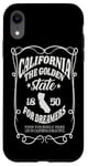 iPhone XR California The Golden State 1850 For Dreamers Californian Case