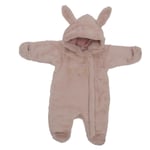 BB&Co Combi pilote lapin fausse fourrure angora ROSE