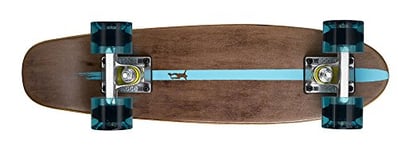 Ridge Mini Cruiser Skate Dark Dye Bois Planche à roulettes complet Numéro deux/ Bleu Clair