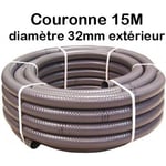 Couronne Rouleau 15m Tuyau Piscine PVC  Pression Souple Semi-Rigide à coller diamètre Ø 32mm  extérieur 3,2cm 32 mm