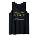 Fifth Day of Christmas Five Rings Twelve Days of Christmas Tank Top