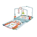 Fisher-Price Mon Tapis Cabane 3 en 1, Tapis de Jeu évolutif Transformable en Tunnel cabane, avec Jouet Musical et Lumineux, Jouet d'Éveil, Dès 1 an, HJK45