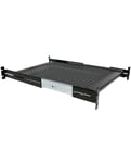 StarTech.com Etagère coulissante pour Rack de Serveur 2U - Profondeur ajustable 48 cm – 22.7kg