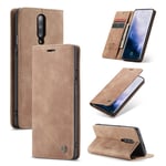 OnePlus CaseMe 7 Pro Vintage kotelot - Ruskea