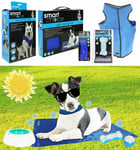 Dog Pet Cool Vest Collar Toys Mat Bowl Jacket Cooling Down Summer Full Range