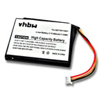 vhbw batterie compatible avec TomTom 1EV4.019.02, 1EV5.019.02, 1EV5.019.03, 4EN52 système de navigation GPS (900mAh, 3,7V, Li-ion)