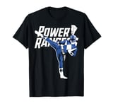 Power Rangers Blue Ranger Karate Action Pose Logo T-Shirt