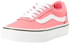 Vans Girl's Ward Trainers, Canvas Honeysuckle, 3.5 UK Child