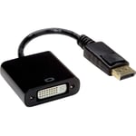 Câble adaptateur Value DisplayPort / dvi Fiche mâle DisplayPort, Prise femelle dvi-d 24+1 pôles 0.15 m noir 12.99.3137