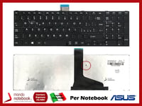 Clavier Ordinateur Portable TOSHIBA Satellite C850 C855 (Noir - Boutons Île )