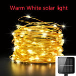 (51m 500ledswarm white)IR Himmennettävä 11m21m31m51m LED Outdoor Solar String Lights Aurinkolamppu keijujuhliin joulujuhliin Garland Lighting Luz