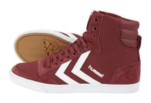 hummel Slimmer Stadil High, Hi-Top Slippers Mixte Adulte - Rouge - Rot (Cabernet 3661), 38 EU