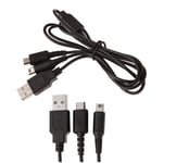 Chargeur Usb 2 En 1 Pour Nintendo Ds Lite, Dsi, 3ds, Dsi Xl, 3ds Xl, 2ds