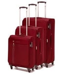 R RONCATO ONE WAY Set of 3 hand luggage trolley, medium exp, large exp