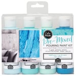 American Crafts Color Pour - Pouring Paint Kit Tidal 475 ml