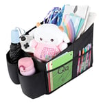 AiQInu Organisateur Voiture, Pliable Organisateur de Siège Auto pour Siège Avant et Arrière Boîte de Rangement avec Porte-gobelets pour Jouets, Collations, Livres, Accesoire pour Voiture