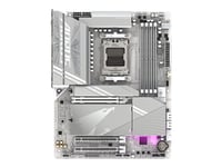 Aorus X870 Elite Wifi7 Ice - 1.0 - Moderkort - Atx - Socket Am5 - Amd X870 Chipuppsättning - Usb-C 3.2 Gen 2X2, Usb4, Usb 3.2 Gen 1, Usb 3.2 Gen 2 - 2.5 Gigabit Lan, Bluetooth, Wi-Fi 7 - Inbyggda Grafiken (Cpu Krävs) - Hd-Ljud (8 Kanaler)