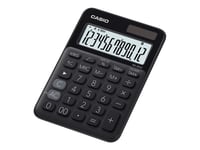 Casio MS-20UC - Calculatrice de bureau - 12 chiffres - panneau solaire, pile - noir