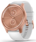 Garmin Vivomove Style Rose Gold Aluminium Case Silicone D