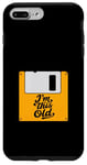 Coque pour iPhone 7 Plus/8 Plus Retro Nostalgia I'm This Old Floppy Disk Birthday Tech