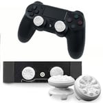 (Valkoinen)Playstation PS4 High-Rise Analog Stick PS5-ohjaimelle Suorituskykyinen Command Stick Game Rocker Rocker Stick Extender -suojus