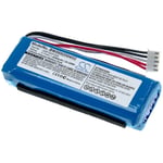 vhbw Batterie remplacement pour JBL GSP1029102A (version 2) pour enceinte, haut-parleurs (6000mAh, 3,7V, Li-polymère)
