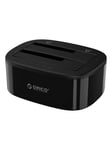 ORICO docking station for 2.5" / 3.5" HDD / SSD 5Gbps USB-C to USB-C/A with cloning function (black)