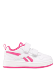 Reebok Kids' Royal Prime 2.0 Riptape Trainers, White/Pink