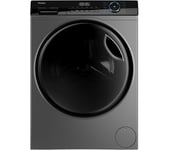 HAIER i-Pro Series 3 HWD100-B14939S8 10 kg Washer Dryer - Graphite, Silver/Grey