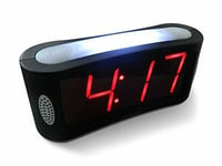 HOME LED Digital Alarm Clock - Mains Powered, No Frills Simple Operation Alarm