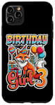 Coque pour iPhone 11 Pro Max 3ème anniversaire fille renard 3 ans