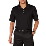 Amazon Essentials Polo de Golf à Séchage Rapide Coupe Régulière Homme, Noir, XL