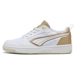 PUMA Rebound V6 Low Aqua Metallics Sneakers Unisex, storlek 35½