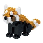 Bandai - Nanoblock - Panda Roux - Red Panda - Mini figurine en briques - Jeu de construction - Kit construction figurines animaux pixel - NBC194