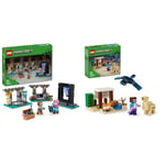 LEGO 21252 Minecraft L’Armurerie, Jouet de Construction et Forge d'Armes avec Personnages & 21251 Minecraft L’Expédition de Steve dans Le Désert, Jouet de Construction de Jeu Vidéo