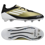 adidas F50 Messi Pro Fg Triunfo Dorado - Gull/hvit/sort Barn - Gress (Fg), størrelse 28½