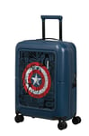 American Tourister Dashpop Disney - Spinner S, Erweiterbarer Handgepäck, 55 cm, 41/47 L, Mehrfarbig (Captain America Shield)