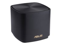 Asus Zenwifi Ax Mini (Xd4) - Wifi-System (3 Routers) - Upp Till 4800 Kvadratfot - Mesh - Gige - 802.11A/B/G/N/Ac/Ax - Dubbelband- Svart